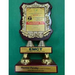 Amarpushp Educational and Welfare Society receiving recognition for social work