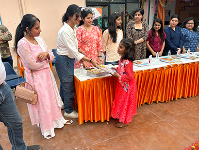 School kits being distributed to underprivileged students