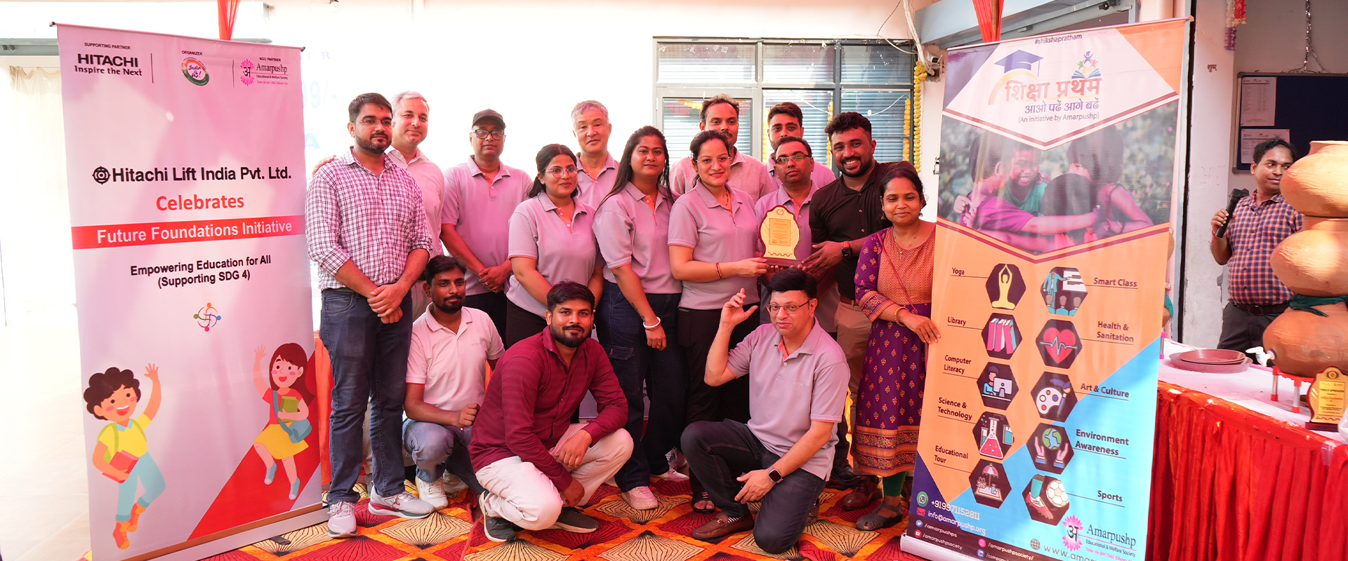 Organizations supporting education, health and livelihood programs through CSR initiatives