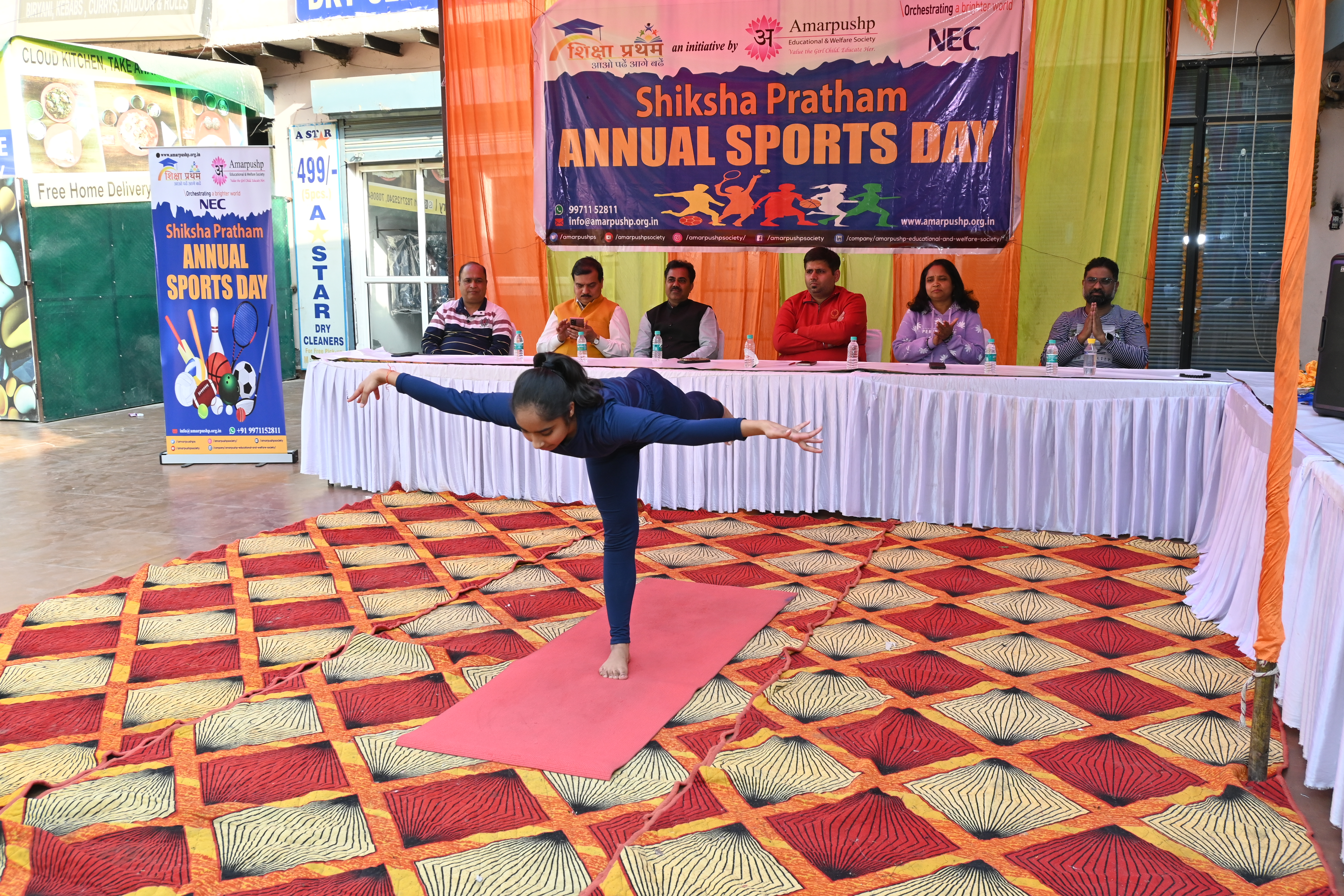 Children participating in sports and fitness activities