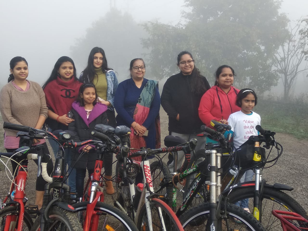 Community women engaged in livelihood development activities